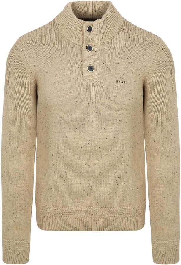 New zealand auckland NZA Pullover Mocker Conor Melange Warm Beige