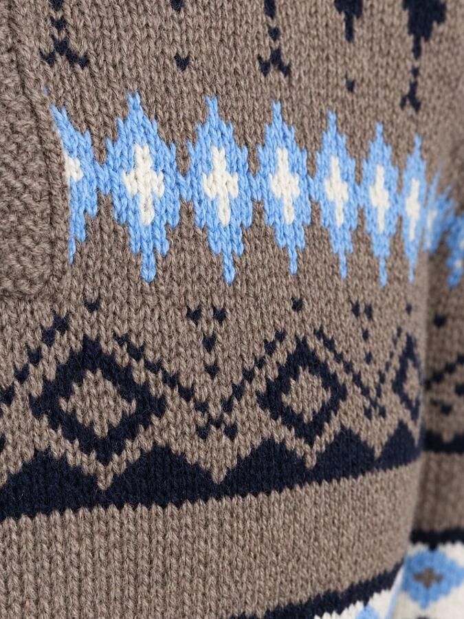 New zealand auckland NZA Pullover Nordic Wool Blend Taupe