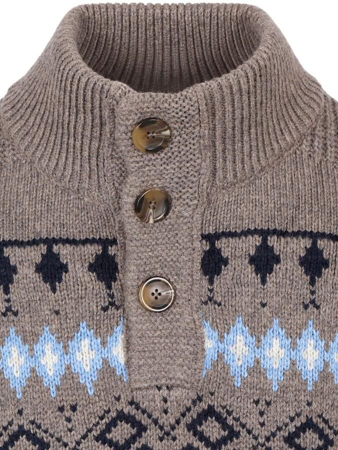 New zealand auckland NZA Pullover Nordic Wool Blend Taupe
