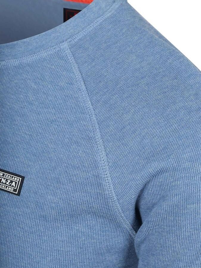 New zealand auckland NZA Sweater French Rib Huntly Blauw - Foto 2