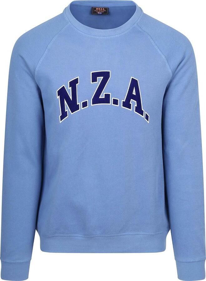 New zealand auckland NZA Sweater French Rib Logo Blauw