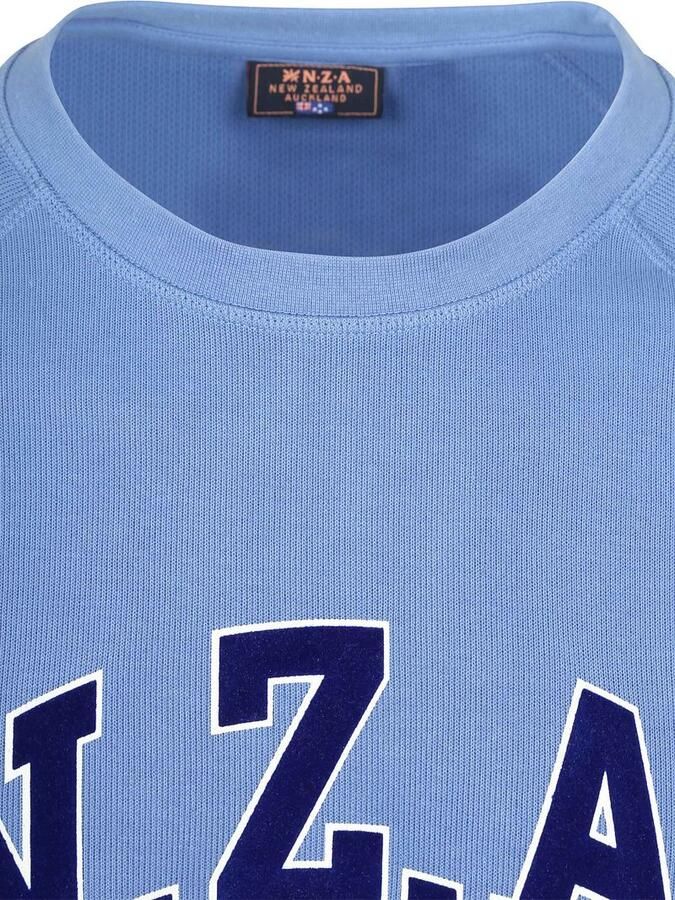 New zealand auckland NZA Sweater French Rib Logo Blauw - Foto 5