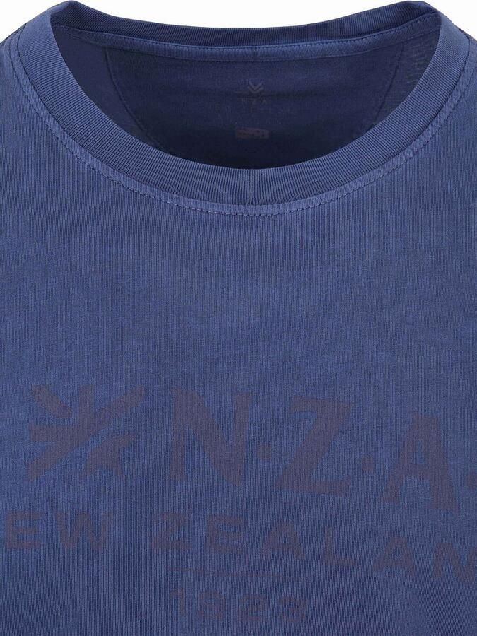 New zealand auckland NZA T-shirt Faded Logo Navy - Foto 3