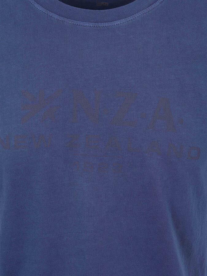 New zealand auckland NZA T-shirt Faded Logo Navy - Foto 4