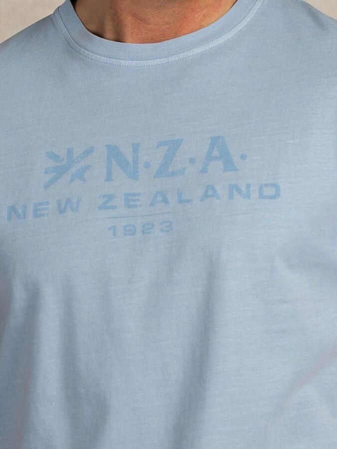 New zealand auckland NZA T-shirt Faded Logo Sky Blue - Foto 2