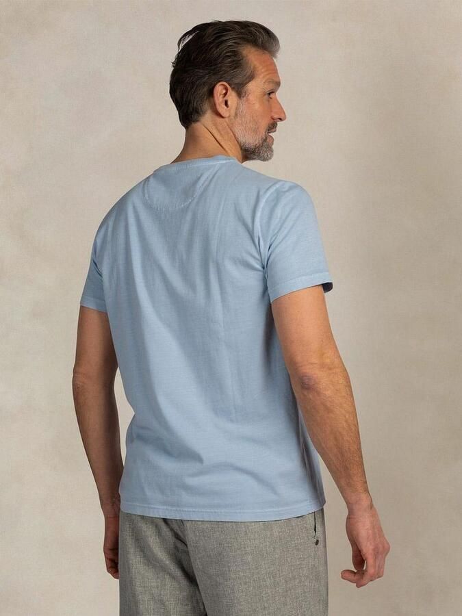 New zealand auckland NZA T-shirt Faded Logo Sky Blue - Foto 3