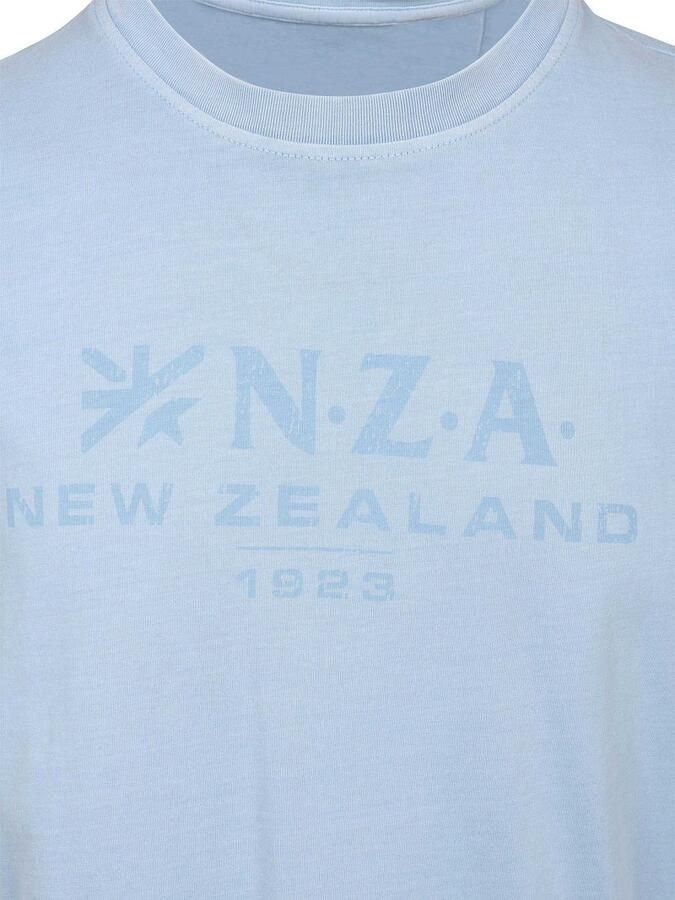 New zealand auckland NZA T-shirt Faded Logo Sky Blue - Foto 5
