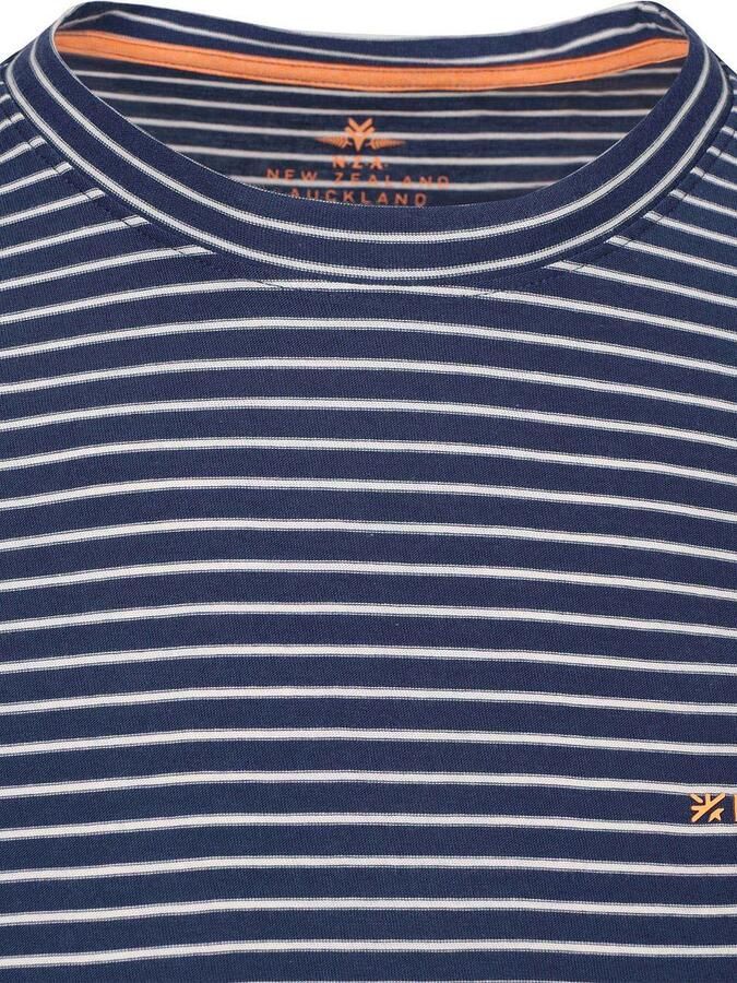 New zealand auckland NZA T-shirt Jersey Stripe Navy Sky - Foto 4