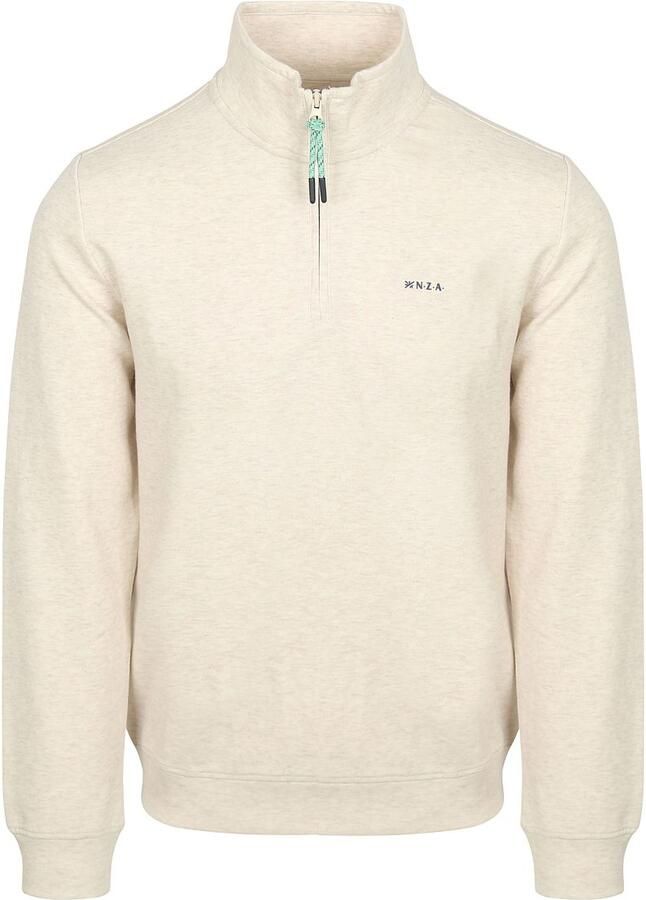 New zealand auckland NZA Trui Halfzip Cesar Beige