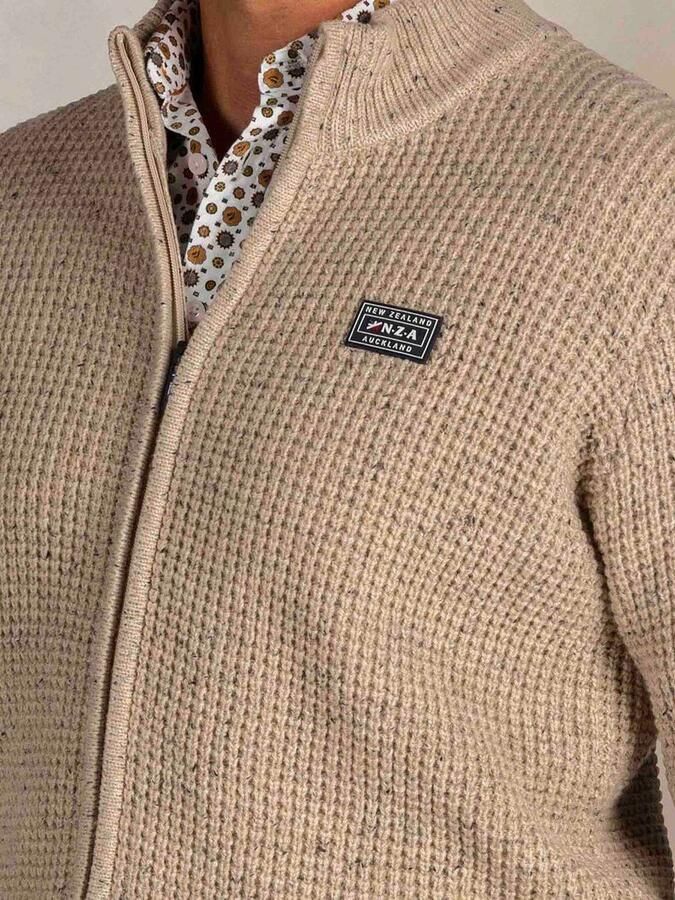New zealand auckland NZA Vest Wolmix Dominick Beige - Foto 2