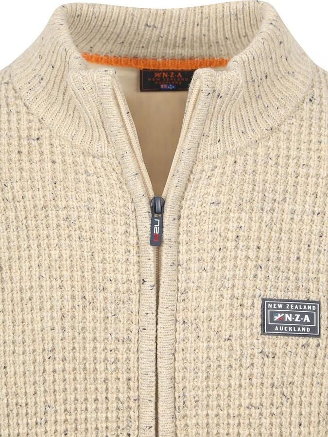 New zealand auckland NZA Vest Wolmix Dominick Beige - Foto 4
