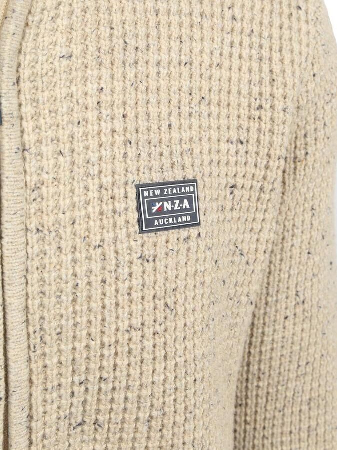 New zealand auckland NZA Vest Wolmix Dominick Beige - Foto 5