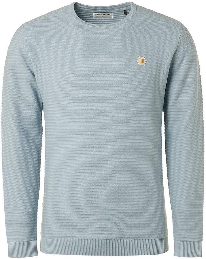 No Excess Pullover Crewneck Blauw Heren - Foto 2