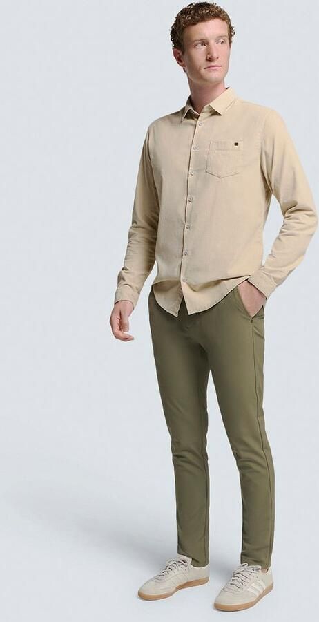 No Excess Chino 4-Way Stretch Sedoc Groen - Foto 5