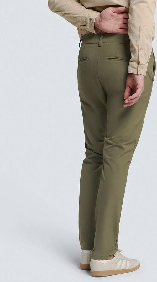 No Excess Chino 4-Way Stretch Sedoc Groen - Foto 4