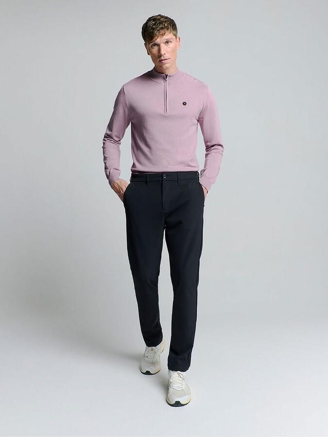 No Excess Chino 4-Way Stretch Sedoc Navy - Foto 2