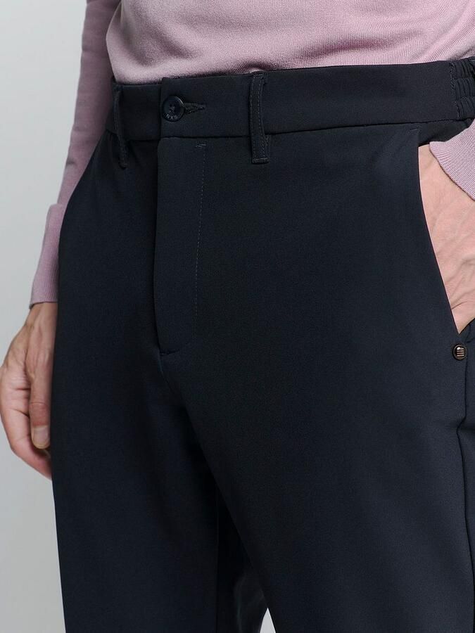 No Excess Chino 4-Way Stretch Sedoc Navy - Foto 5