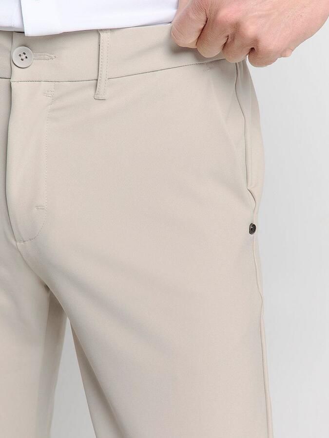 No Excess Broek Chino 4-Way Stretch Sedoc Stone - Foto 8