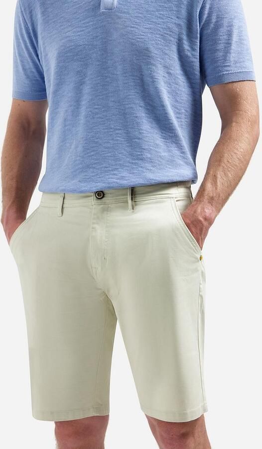 No Excess Chino Broek Chino Short Stretch Ecru - Foto 6