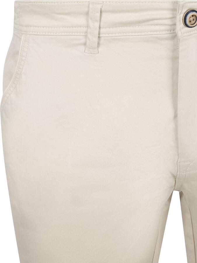 No Excess Chino Broek Chino Short Stretch Ecru - Foto 5