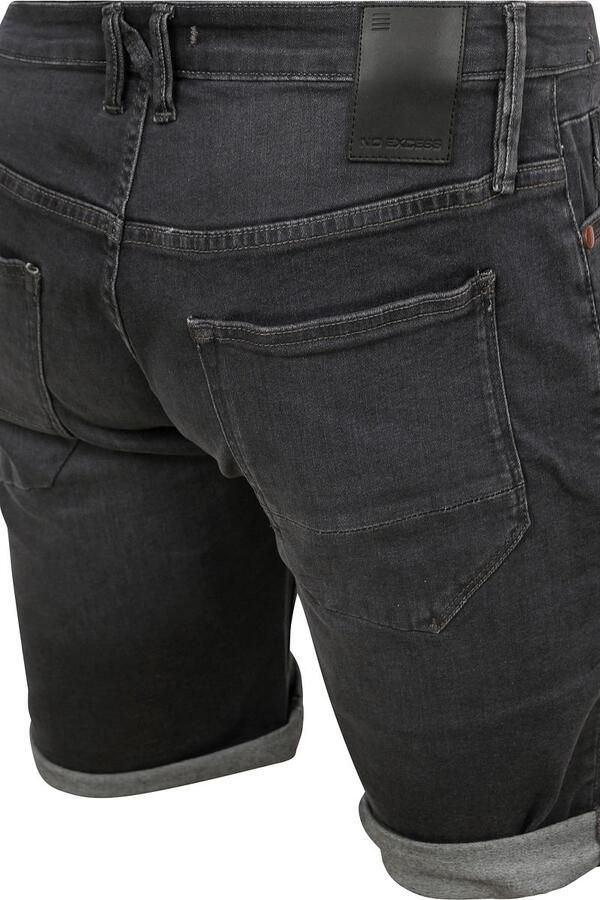 No Excess Denim Short Antraciet - Foto 4