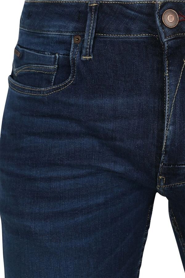 No Excess Denim Short Donkerblauw