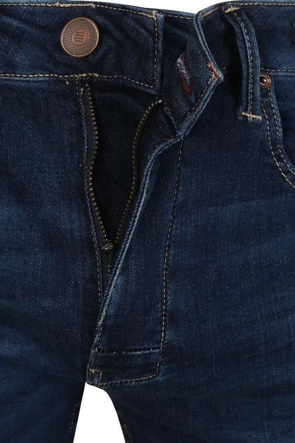 No Excess Denim Short Donkerblauw - Foto 3