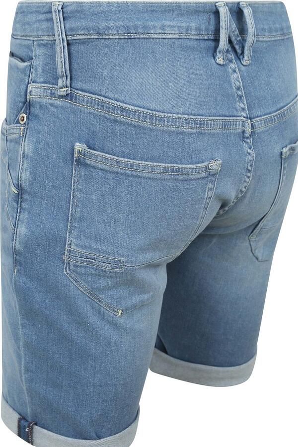 No Excess Denim Short Lichtblauw - Foto 3