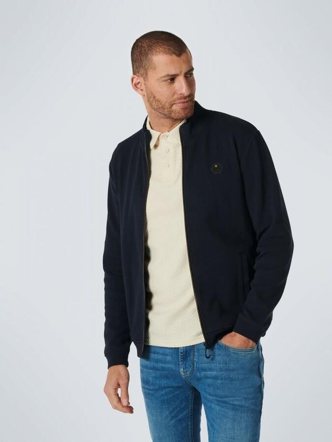 No Excess Full Zip Vest Donkerblauw - Foto 3