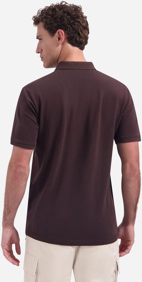 No Excess Half Zip Poloshirt Bruin - Foto 3