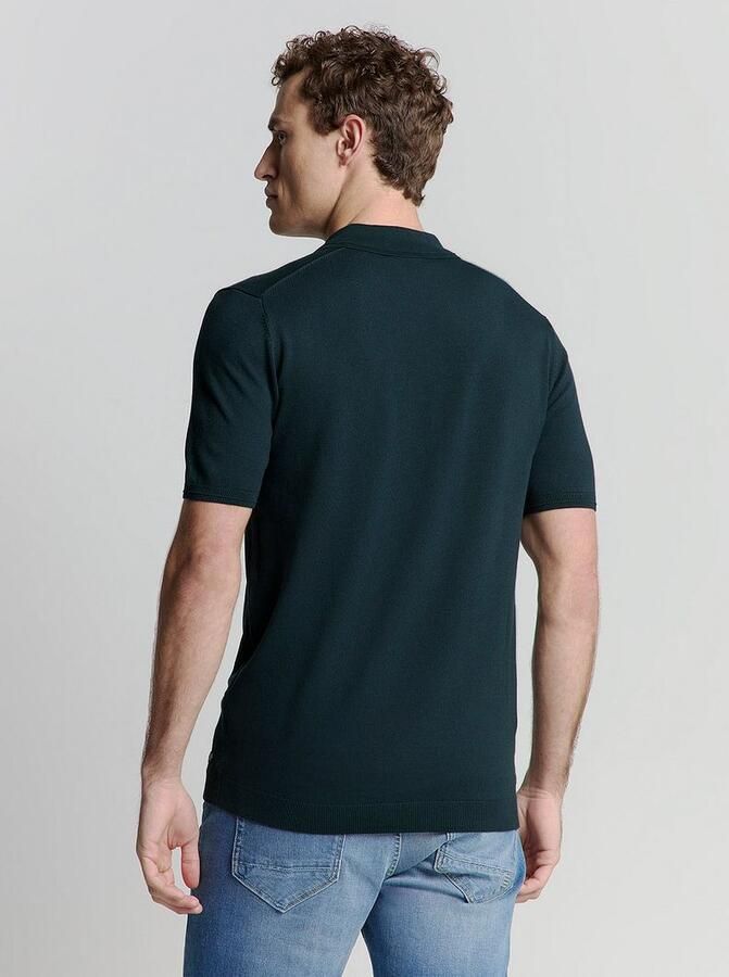 No Excess Half Zip Poloshirt Navy - Foto 5