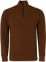 No Excess Half Zip Trui Bruin - Thumbnail 1