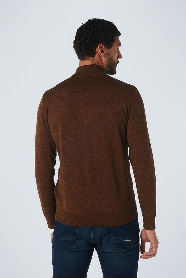 No Excess Half Zip Trui Caramel - Foto 2