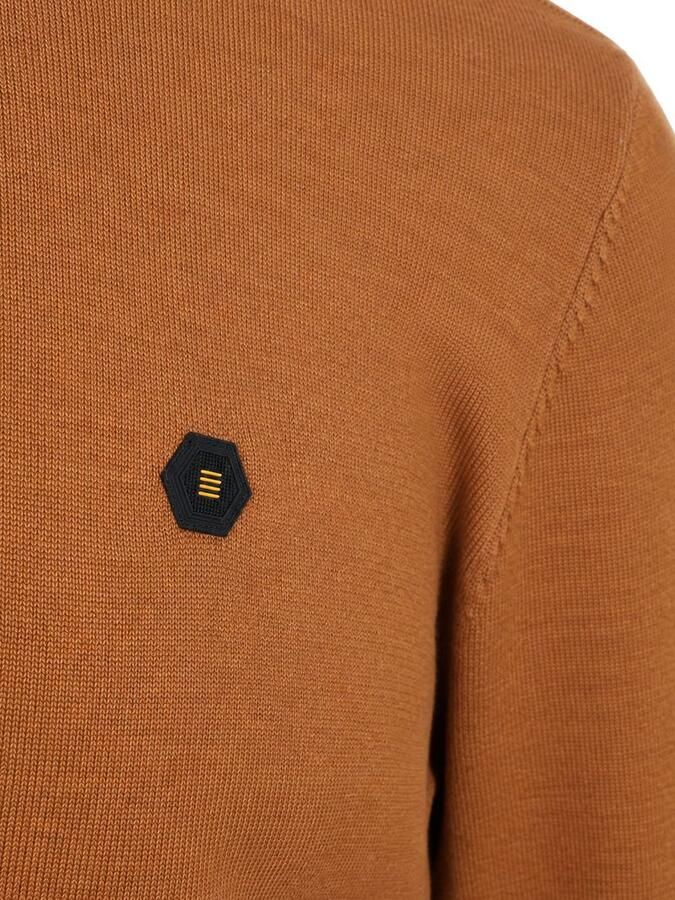 No Excess Half Zip Trui Caramel