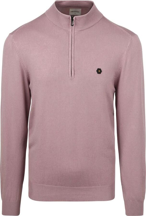 No Excess Half Zip Trui Mauve