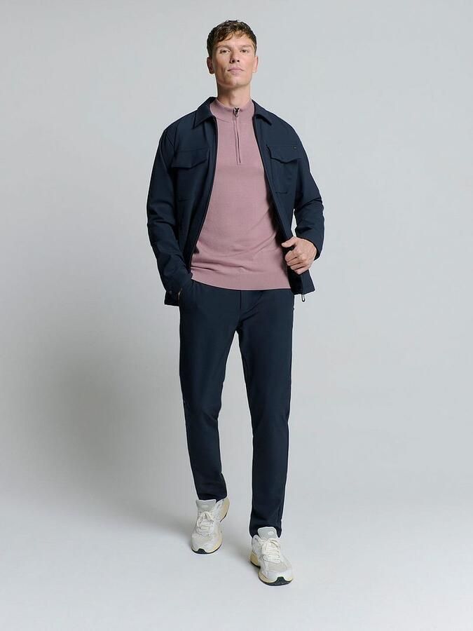 No Excess Half Zip Trui Mauve - Foto 2