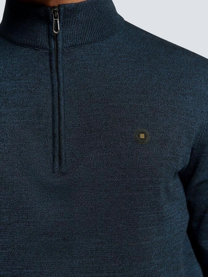 No Excess pullover fijn gebreid donkerblauw - Foto 5