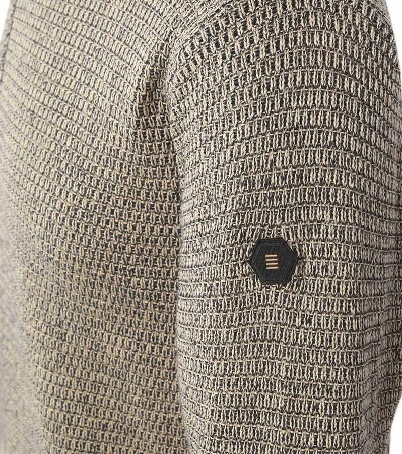 No Excess Melange Half-Zip Pullover Stijlvol Comfort Gray Heren - Foto 3