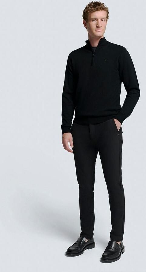 NO EXCESS Schipperstrui met halve ritssluiting - Foto 3