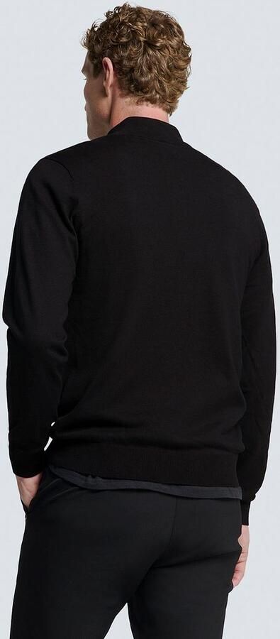 NO EXCESS Schipperstrui met halve ritssluiting - Foto 4