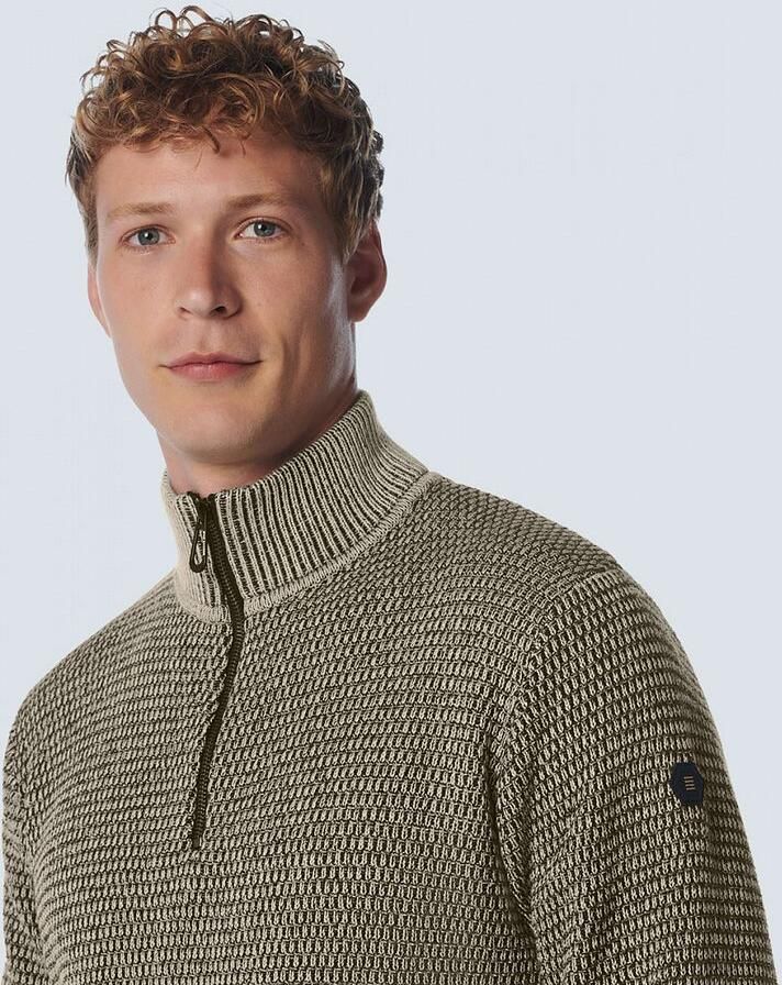 No Excess Half Zipper Greige - Foto 2