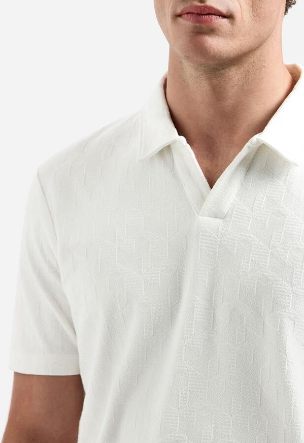 No Excess Jacquard Poloshirt Riva Kit - Foto 3