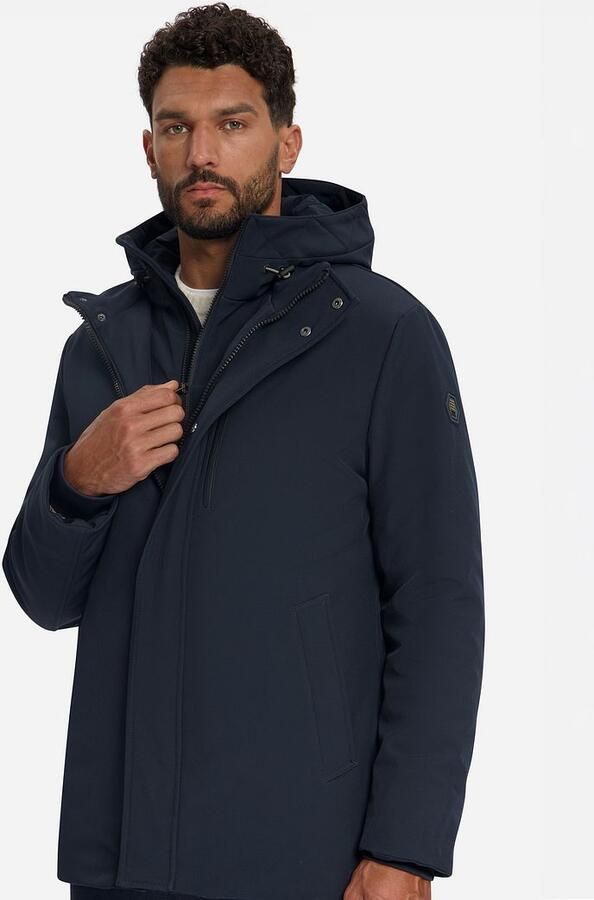 No Excess Mantel Jas Hooded Softshell Navy - Foto 6