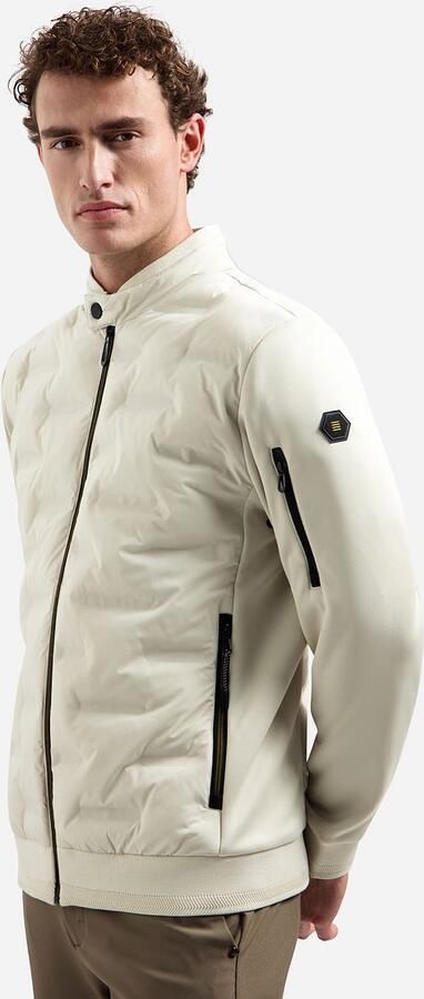 No Excess Jas Knitted Sleeve Off-White - Foto 8