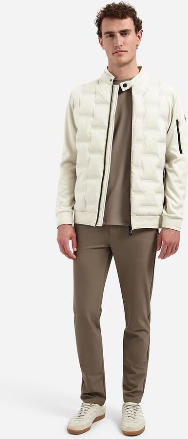 No Excess Jas Knitted Sleeve Off-White - Foto 7