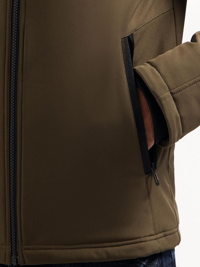 No Excess Trainingsjack Jas Softshell Taupe - Foto 3