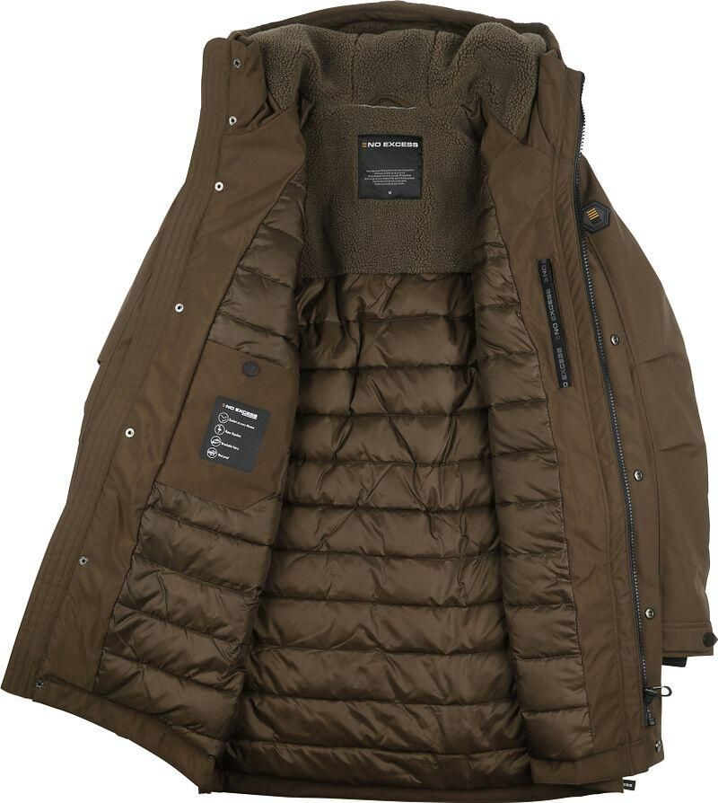 NO EXCESS Winterjack met een capuchon - Foto 3