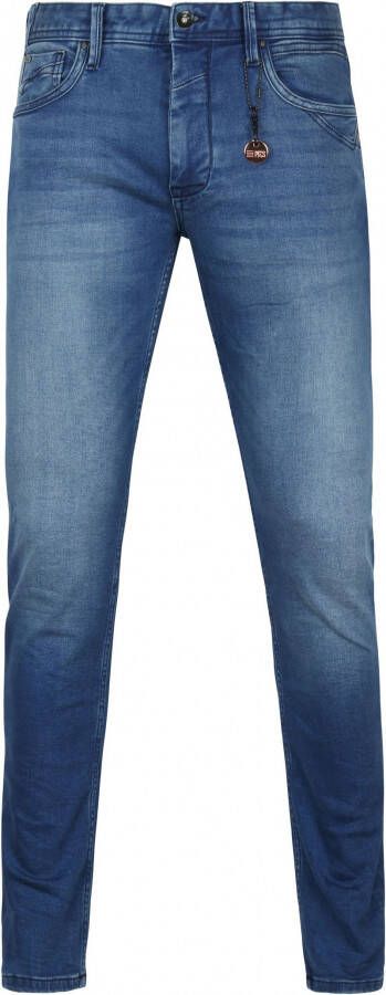 No-Excess Jeans 712 Stretch Denim Blauw