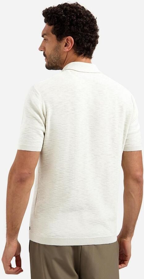No Excess Polo Shirt Korte Mouw Knitted Slub Poloshirt Kit - Foto 5
