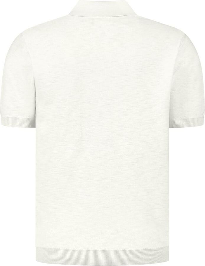 No Excess Polo Shirt Korte Mouw Knitted Slub Poloshirt Kit - Foto 2